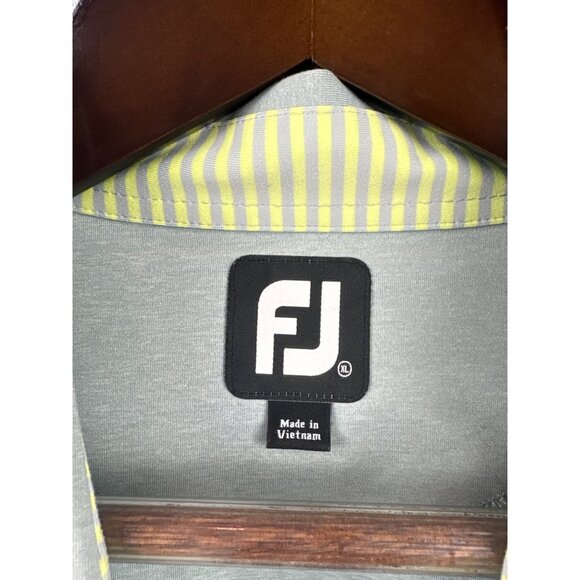 Men’s FootJoy XL Light Gray Polo Golf Shirt - Picture 5 of 6